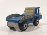 Vintage 1981 Lesney Matchbox Superfast No. 27 Skip Truck Metallic Blue Die Cast Toy Dump Truck Vehicle