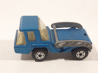 Vintage 1981 Lesney Matchbox Superfast No. 27 Skip Truck Metallic Blue Die Cast Toy Dump Truck Vehicle