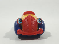 Vintage Tomy Tomica Walt Disney Productions No. 55-56 Donald Duck's Car Yellow Blue Red  Die Cast Toy Car Vehicle
