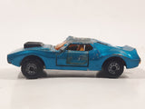 Vintage 1976 Lesney Matchbox Superfast Twin Pack AMX Javelin No. 9 Metallic Blue Die Cast Toy Car Vehicle with Opening Doors