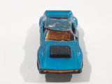 Vintage 1976 Lesney Matchbox Superfast Twin Pack AMX Javelin No. 9 Metallic Blue Die Cast Toy Car Vehicle with Opening Doors