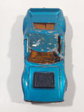Vintage 1976 Lesney Matchbox Superfast Twin Pack AMX Javelin No. 9 Metallic Blue Die Cast Toy Car Vehicle with Opening Doors