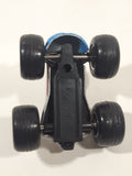2002 NewRay #98 Silver wit Blue and Red Nose Pull Back Friction Die Cast Toy Car Vehicle