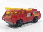 Vintage 1975 Lesney Matchbox Superfast No. 22 Blaze Buster Fire Ladder Truck Die Cast Toy Car Fire Fighting Rescue Emergency Vehicle Made in England