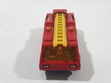 Vintage 1975 Lesney Matchbox Superfast No. 22 Blaze Buster Fire Ladder Truck Die Cast Toy Car Fire Fighting Rescue Emergency Vehicle Made in England