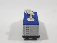 1995 Matchbox TV News Truck Van Sky Satellite Television White Die Cast Toy Car Vehicle