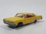 Vintage 1965 Lesney Matchbox Series No. 20 Chevrolet Impala Taxi Cab Yellow Die Cast Toy Car Vehicle