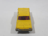Vintage 1965 Lesney Matchbox Series No. 20 Chevrolet Impala Taxi Cab Yellow Die Cast Toy Car Vehicle
