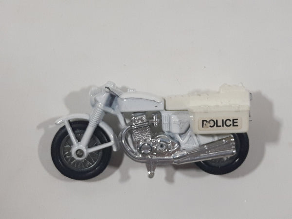 Vintage Matchbox Lesney No. 33 Honda 750 Motor Cycle Police White Die Cast Toy Vehicle