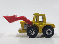 Vintage 1978 Lesney Matchbox Superfast No. 29 Tractor Shovel Yellow and Red Die Cast Toy Construction Building Equipment Vehicle