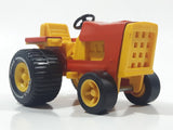 Vintage Tonka Tractor Yellow and Orange Pressed Steel and Plastic Toy Car Vehicle 811002