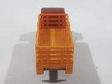 Vintage 1976 Lesney Matchbox Superfast No. 71 Dodge Cattle Truck Brown Die Cast Toy Car Vehicle