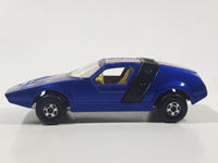 Vintage 1972 Lesney Matchbox Superfast Siva Spyder Blue Stars and Stripes #8 Die Cast Toy Car Vehicle Made in England