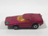 Vintage 1973 Lesney Matchbox Rolamatics No. 39 Clipper Magenta Dark Pink Die Cast Toy Car Vehicle