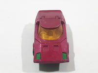 Vintage 1973 Lesney Matchbox Rolamatics No. 39 Clipper Magenta Dark Pink Die Cast Toy Car Vehicle