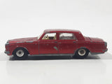 Vintage 1979 Lesney Matchbox Superfast No. 39 Rolls Royce Silver Shadow II Dark Red Die Cast Toy Car Vehicle with Opening Doors