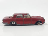 Vintage 1979 Lesney Matchbox Superfast No. 39 Rolls Royce Silver Shadow II Dark Red Die Cast Toy Car Vehicle with Opening Doors