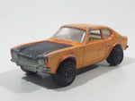 Vintage 1976 Lesney Products Matchbox Superfast No. 54 Ford Capri Orange Die Cast Toy Car Vehicle with Opening Hood