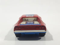 Vintage 1985-88 Matchbox No. 70 Ferrari 308 GTB Pioneer 39 Red Blue Die Cast Toy Race Car Vehicle