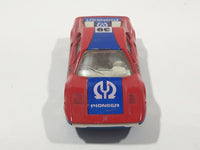 Vintage 1985-88 Matchbox No. 70 Ferrari 308 GTB Pioneer 39 Red Blue Die Cast Toy Race Car Vehicle