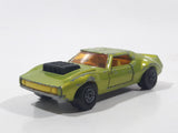 Vintage 1972 Lesney Matchbox Superfast AMX Javelin No. 9 Metallic Green Die Cast Toy Car Vehicle with Opening Doors