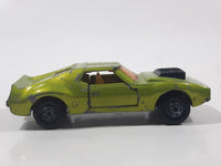 Vintage 1972 Lesney Matchbox Superfast AMX Javelin No. 9 Metallic Green Die Cast Toy Car Vehicle with Opening Doors