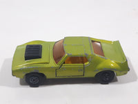 Vintage 1972 Lesney Matchbox Superfast AMX Javelin No. 9 Metallic Green Die Cast Toy Car Vehicle with Opening Doors