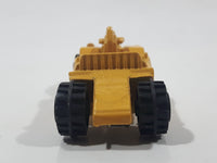 Vintage Zylmex P377 Scraper Yellow Die Cast Toy Car Construction Vehicle