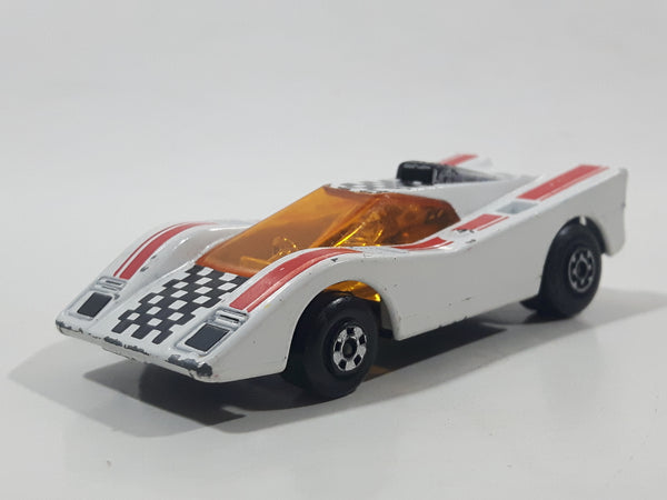 Vintage 1975 Lesney Matchbox Superfast No. 7 Hairy Hustler White Die Cast Toy Car Vehicle