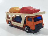 Vintage 1976 Lesney Matchbox Superfast No. 11 Car Transporter Semi Truck Orange Die Cast Toy Car Vehicle Made in England