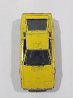 Vintage PlayArt Lotus Esprit Yellow Die Cast Toy Car Vehicle