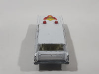 Vintage 1971 Lesney Products Matchbox No. 55 Mercury Police Car Wagon White Die Cast Toy Car Vehicle