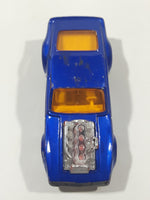 Vintage 1973 Lesney Matchbox Rolamatics Mustang Piston Popper No. 10 Blue Die Cast Toy Muscle Car Vehicle