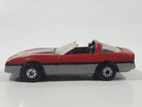 1984 Matchbox 1984 Corvette Convertible Red Die Cast Toy Car Vehicle