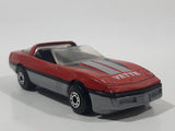 1984 Matchbox 1984 Corvette Convertible Red Die Cast Toy Car Vehicle