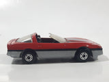 1984 Matchbox 1984 Corvette Convertible Red Die Cast Toy Car Vehicle