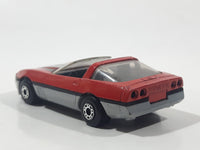 1984 Matchbox 1984 Corvette Convertible Red Die Cast Toy Car Vehicle