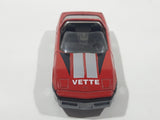 1984 Matchbox 1984 Corvette Convertible Red Die Cast Toy Car Vehicle