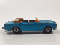 Vintage 1969 Lesney Matchbox Series No. 69 Rolls Royce Silver Shadow Coupe Convertible Aqua Blue Die Cast Toy Car Vehicle With Opening Trunk