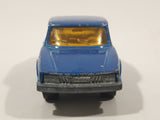 Vintage Majorette No. 284 Saab Turbo Blue 1/62 Scale Die Cast Toy Car Vehicle with Opening Doors