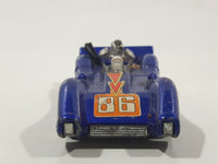 Vintage 1972 Matchbox Rolamatics No. 81 Blue Shark #86 Blue Die Cast Toy Car Vehicle