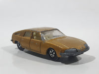 Vintage 1969 Lesney Matchbox Series No. 56 BMC 1800 Pininfarina Gold Die Cast Toy Car Vehicle with Opening Doors