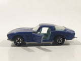 Vintage 1969 Lesney Matchbox Series No. 14 Iso Grifo Blue Die Cast Toy Car Vehicle with Opening Doors