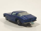 Vintage 1969 Lesney Matchbox Series No. 14 Iso Grifo Blue Die Cast Toy Car Vehicle with Opening Doors