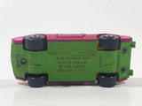 Vintage 1972 Lesney Matchbox Superfast No. 32 Maserati Bora Magenta Pink Die Cast Toy Car Vehicle with Opening Doors Made in England