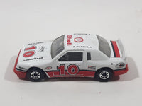 Vintage 1992 Matchbox Buick Le Sabre E. Marshall #10 Shell White and Red Die Cast Toy Car Vehicle