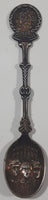 Vintage 1980 Christmas Silver Plated Metal Spoon