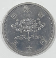 1956 Japan 50 Yen Aluminum Metal Coin Showa Year 31