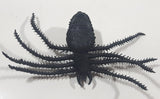 Black Rubber Spider 5" Wide Toy Figure