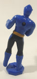 2011 McDonald's Power Rangers Kevin Blue Ranger 3 3/4" Tall Plastic Toy Figure